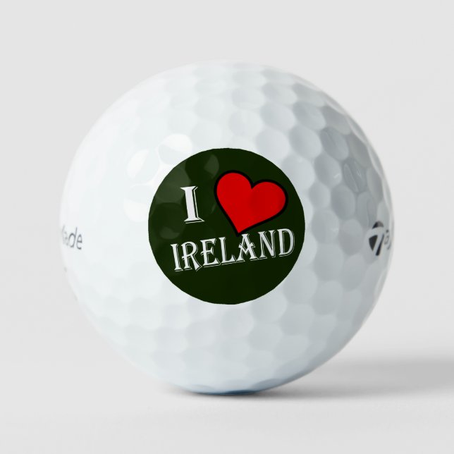Pelotas De Golf I Heart Ireland wt tmtp5 gbcnt (Anverso)