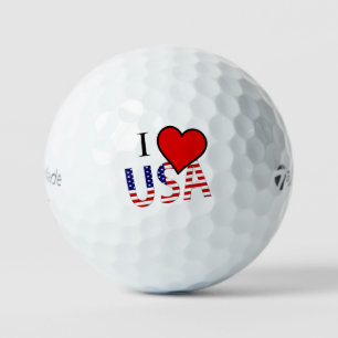 Pelotas De Golf I Heart USA overlay tmtp5 gbcnt