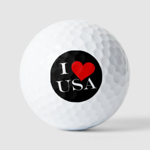 Pelotas De Golf I Heart USA wt va gbcnt