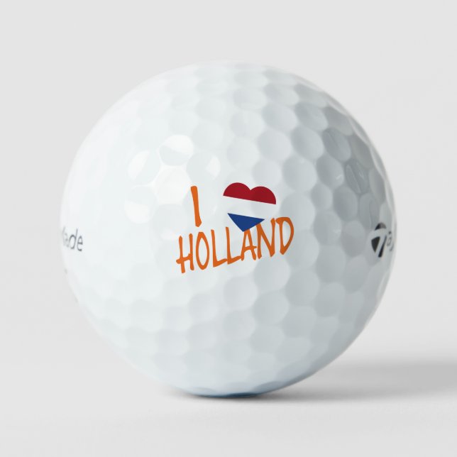 Pelotas De Golf I Heartflag Holland o en wtmtp5 gbcnt (Anverso)