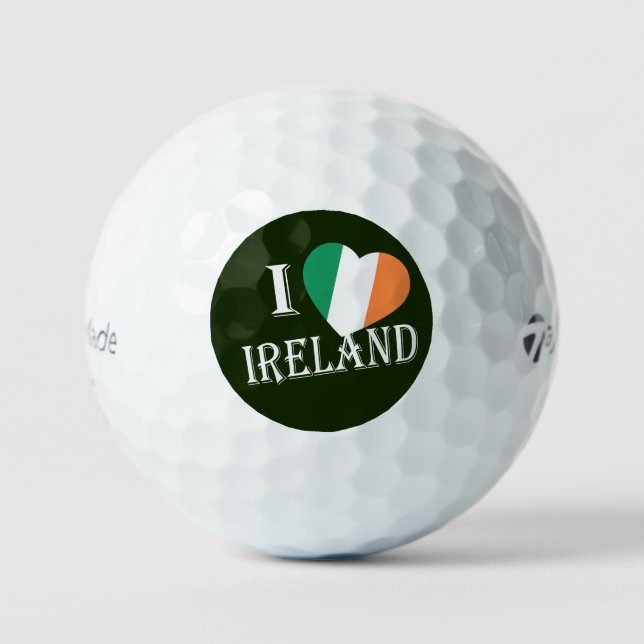 Pelotas De Golf I Heartflag Ireland wtmtp5 gbcnt (Anverso)