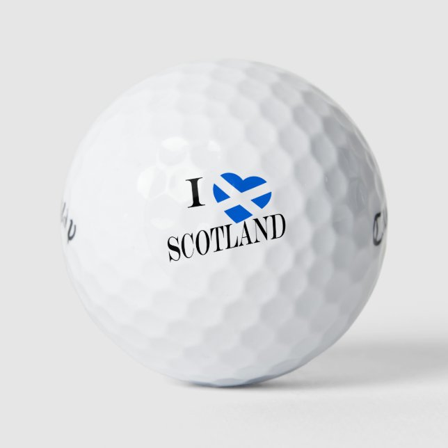 Pelotas De Golf I Heartflag Scotland bk cwb gbcnt (Anverso)