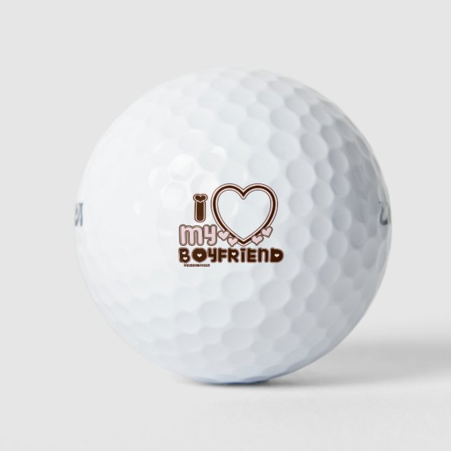 Pelotas De Golf i luv brown bf (Anverso)
