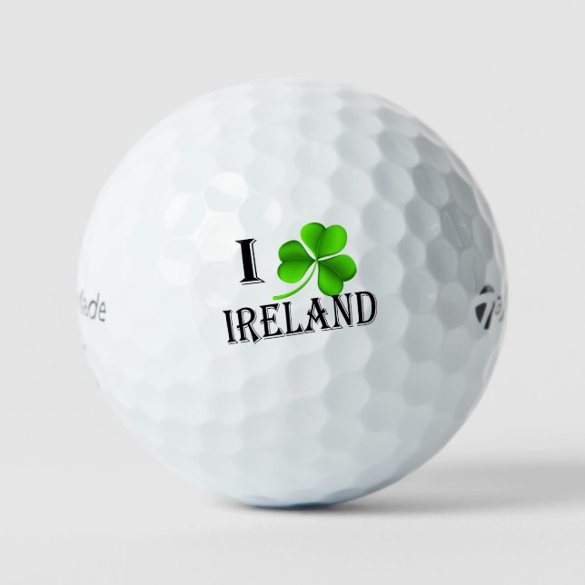 Pelotas De Golf I Shamrock Ireland bk tmtp5 gbcnt (Anverso)