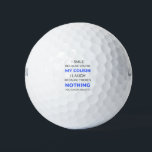 Pelotas De Golf I Smile Because You're My Cousin 2<br><div class="desc">I Smile Because You're My Cousin I Laugh Because There's Nothing You Can Do About It design. This is a short funny quote which is great as an appreciation gift idea for Cousins. Also suitable as Cousin gifts for Christmas or Birthday.</div>