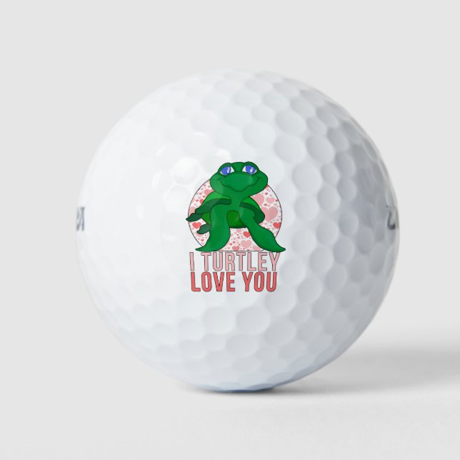 Pelotas De Golf I Turtley Love You (Anverso)