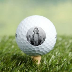 Pelotas De Golf Icono Americano Nativo: Líder Lakota Toro Sentado