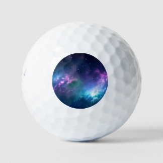 Pelotas De Golf Iluminación estelar: Nebulosa con estrellas brilla