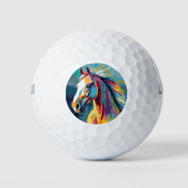 Pelotas De Golf Ilustracion de Cabeza de Cabeza de Cabeza de Cabal