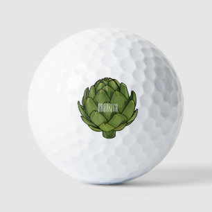 Pelotas De Golf Ilustracion de personalizado Artichoke