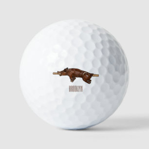 Pelotas De Golf Ilustracion de personalizado asado de cerdo / cerd
