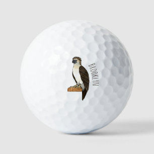 Pelotas De Golf Ilustracion de personalizado de aves águilas de Fi