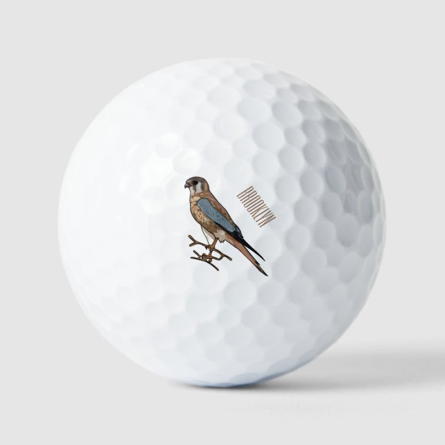 Pelotas De Golf Ilustracion de personalizado de aves de corral de  (Anverso)