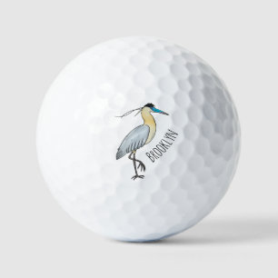 Pelotas De Golf Ilustracion de personalizado de aves de garza