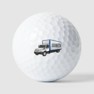 Pelotas De Golf Ilustracion de personalizado de camiones de cajas