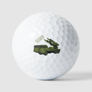 Pelotas De Golf Ilustracion de personalizado de camiones de misile