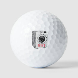 Pelotas De Golf Ilustracion de personalizado de lavadora