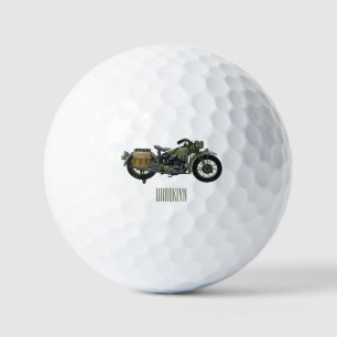 Pelotas De Golf Ilustracion de personalizado de motocicleta de cru