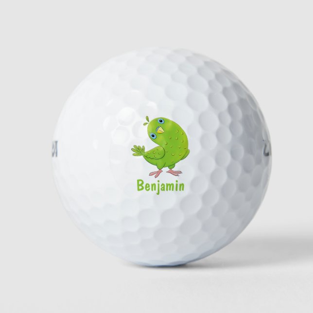 Pelotas De Golf Ilustracion de personalizado de paracaídas verde l (Anverso)