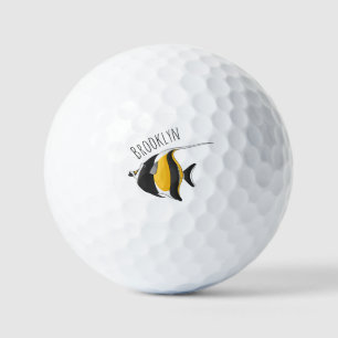 Pelotas De Golf Ilustracion de personalizado de peces moro