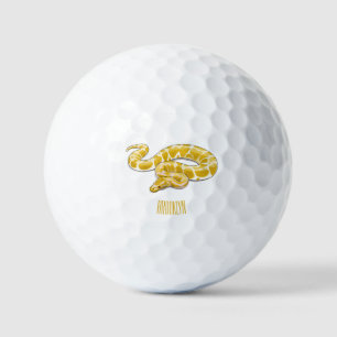 Pelotas De Golf Ilustracion de personalizado de pitón birmano