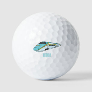 Pelotas De Golf Ilustracion de personalizado de trenes de alta vel