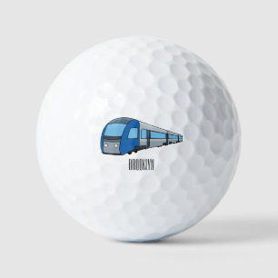 Pelotas De Golf Ilustracion de personalizado de trenes eléctricos