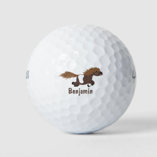 Pelotas De Golf Ilustracion de personalizado del pony de Shetland