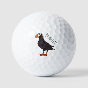 Pelotas De Golf Ilustracion del personalizado de pajarito