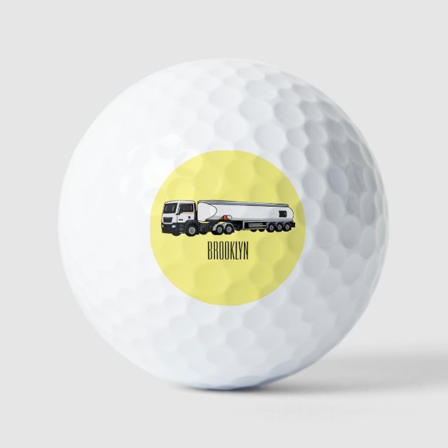 Pelotas De Golf Ilustracion del personalizado de transporte de com (Anverso)