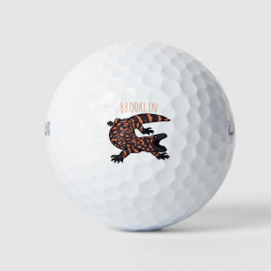 Pelotas De Golf Ilustracion del personalizado monstruo de la gila