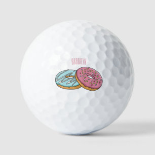 Pelotas De Golf Ilustracion Donut personalizado