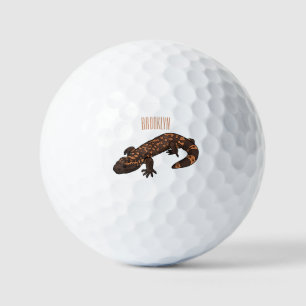 Pelotas De Golf Ilustracion monstruo personalizado Gila