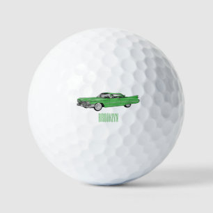 Pelotas De Golf Ilustracion personalizado clásico de 1959