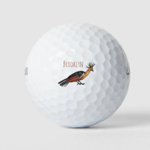Pelotas De Golf Ilustracion personalizado de aves de Hoatzin