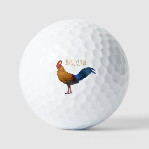 Pelotas De Golf Ilustracion personalizado de aves de Sri Lanka
