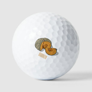 Pelotas De Golf Ilustracion personalizado de calabaza