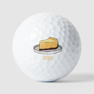 Pelotas De Golf Ilustracion personalizado de Cheesecake