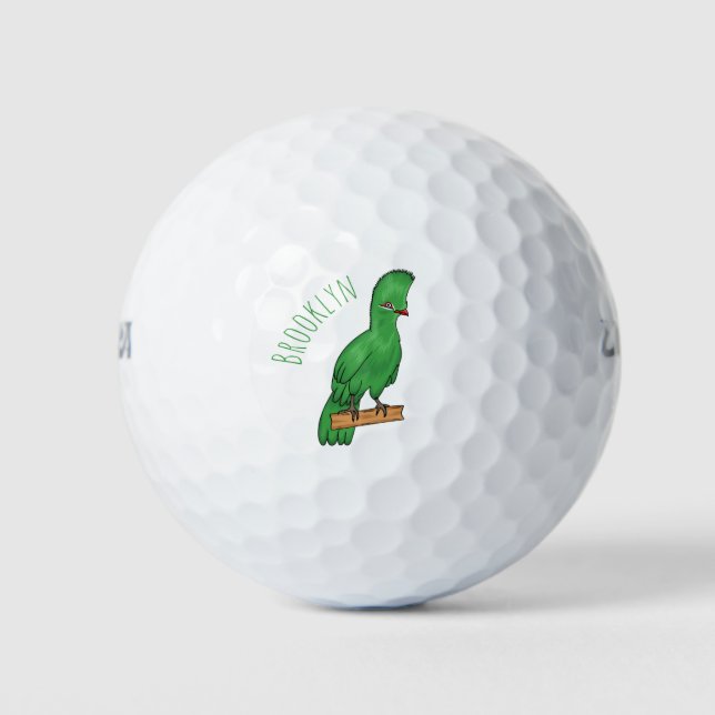 Pelotas De Golf Ilustracion personalizado de Guinea (Anverso)