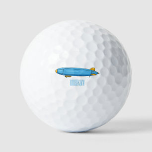 Pelotas De Golf Ilustracion personalizado de la aeronave