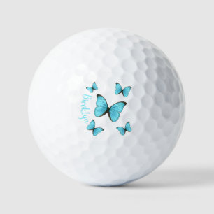 Pelotas De Golf Ilustracion personalizado de mariposas morfo
