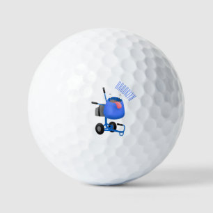 Pelotas De Golf Ilustracion personalizado de mezclador de cemento