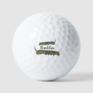 Pelotas De Golf Ilustracion personalizado de oruga monarca