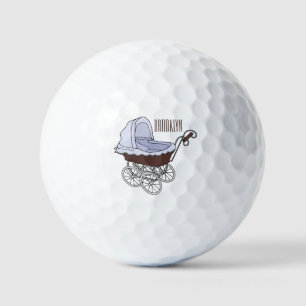 Pelotas De Golf Ilustracion personalizado de Stroller