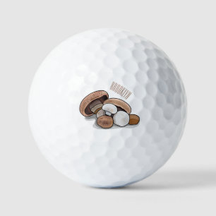 Pelotas De Golf Ilustracion personalizado hongo