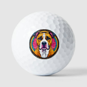 Pelotas De Golf Ilustración Vectorial de Perro
