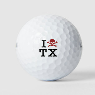 Pelotas De Golf Image_TX_Brown_Skull Y Crossbone