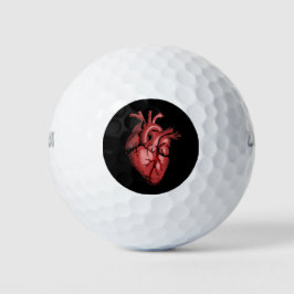 Pelotas De Golf Imagen de corazón anatómico realista