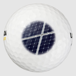 Pelotas De Golf Imagen divertida de un panel de energía solar