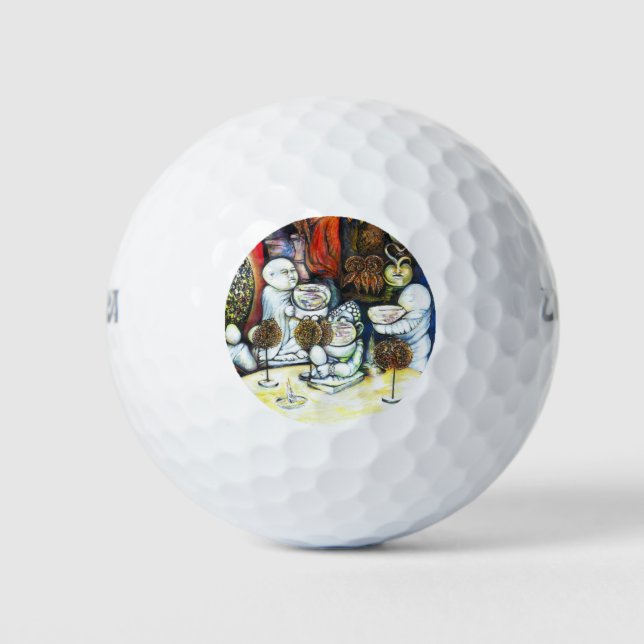 Pelotas De Golf Impermeable por el desafío (Anverso)